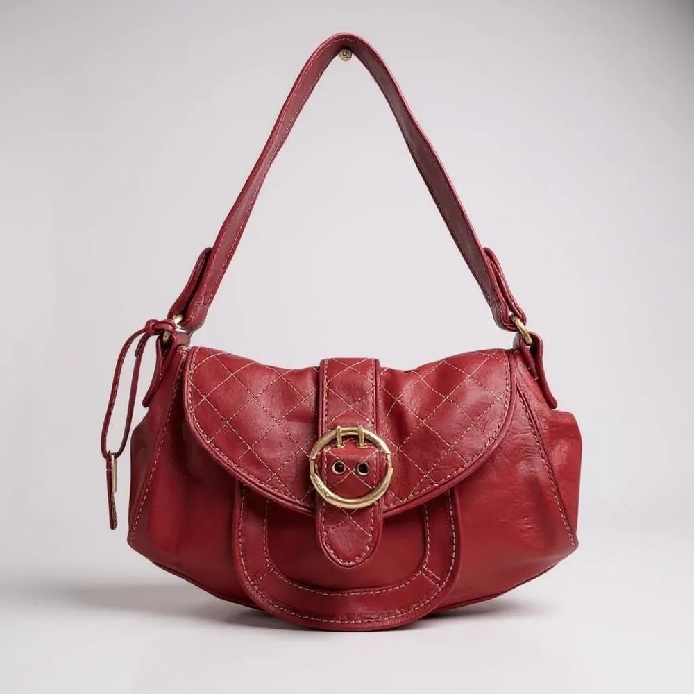 MEXX red soho signature shoulder bag.
